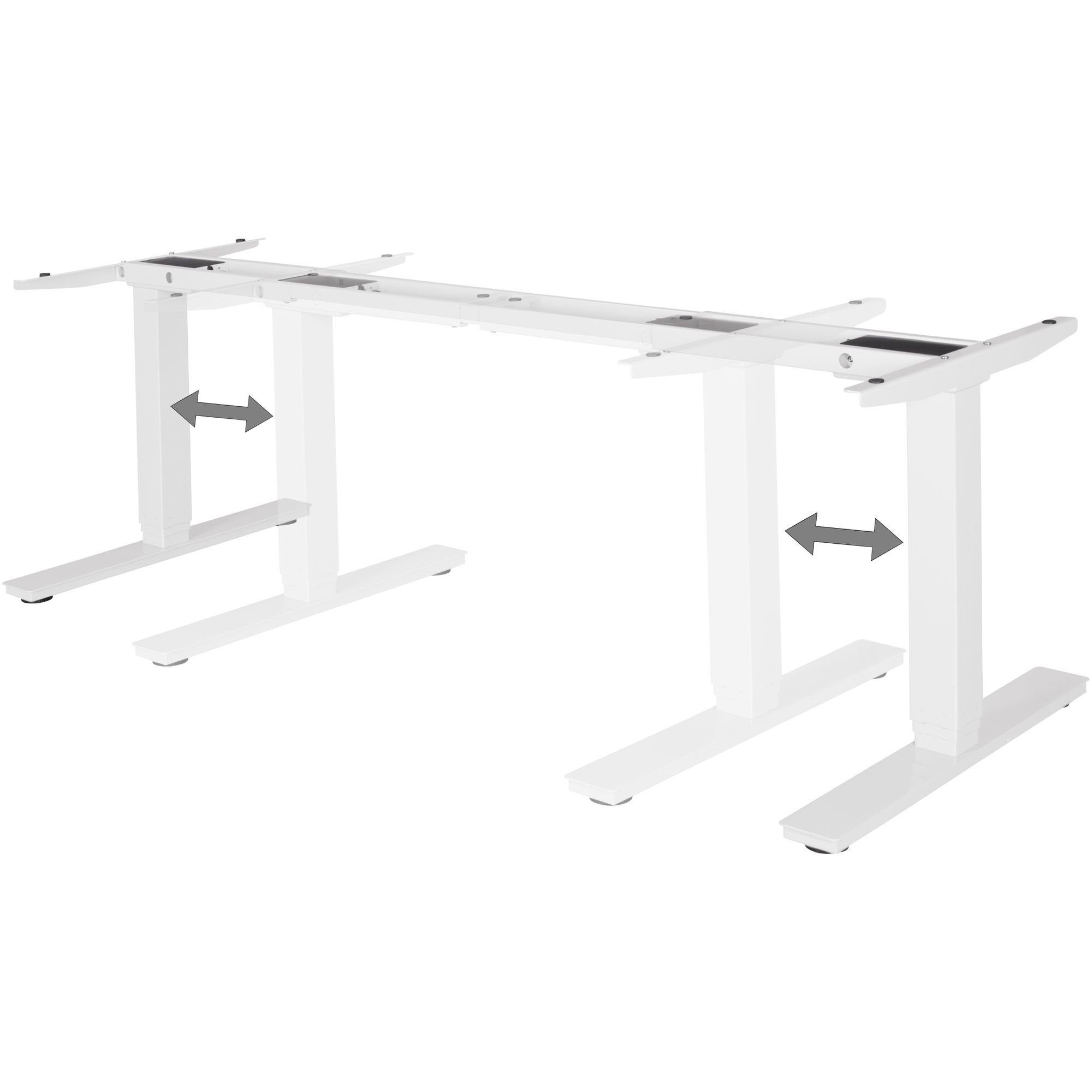 KADIMA DESIGN Tischgestell Weiß Schreibtischgestell Ergonomisch im - Elektrisches Stehen/Sitzen