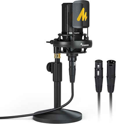 Maono Streaming-Mikrofon, Kondensator mikrofon mit zinklegierung struktur mikrofon für aufnahme