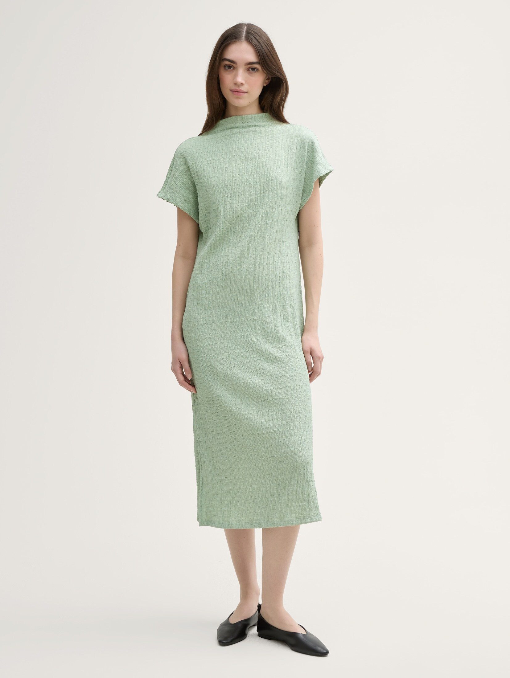 TOM TAILOR Denim Sommerkleid Midi-Kleid mit günstig online kaufen