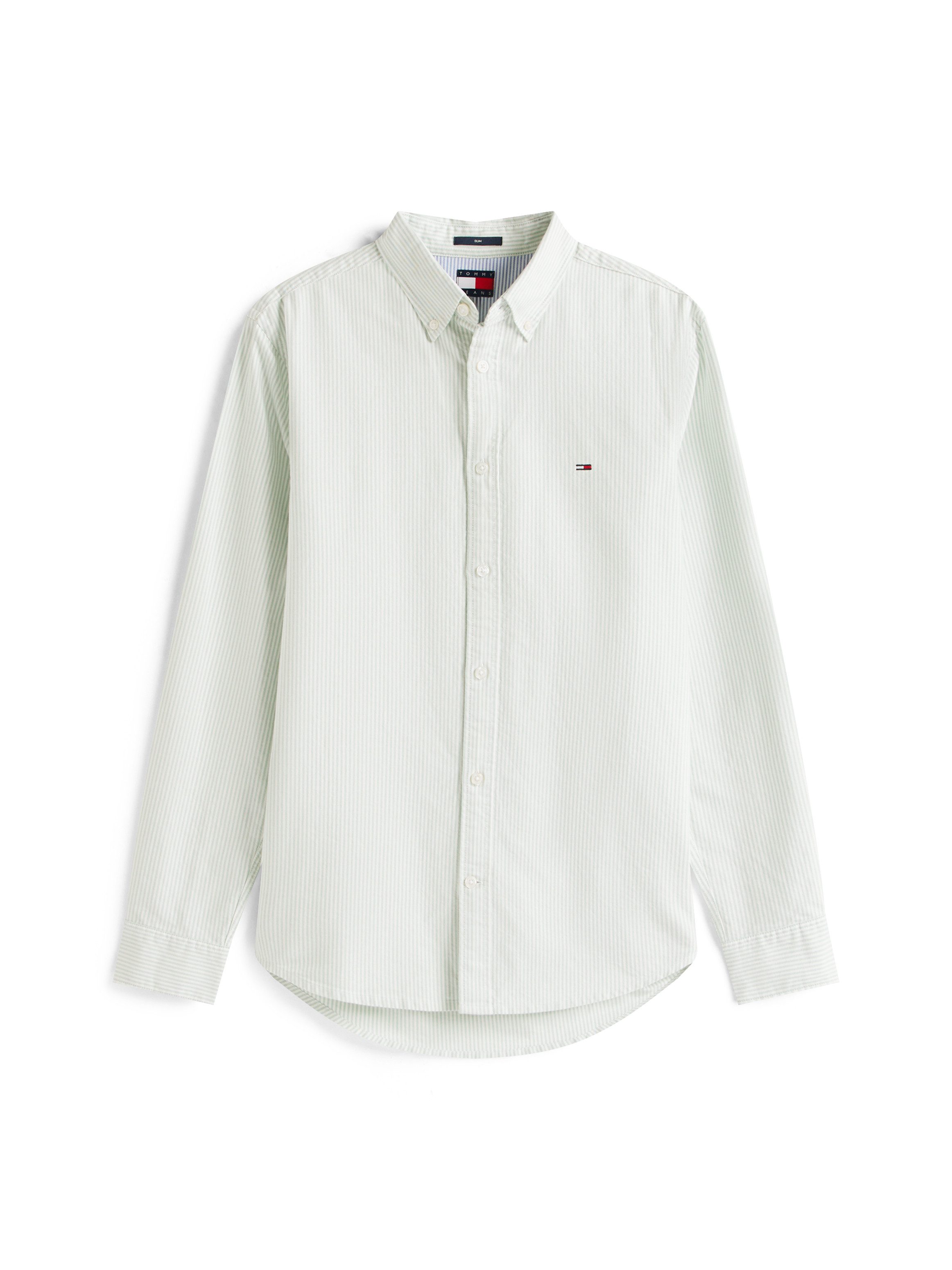 Tommy Jeans Langarmhemd TJM SLIM STRIPE OXFORD SHIRT EXT Mit Button-Down-Kragen – Bild 4 von 5