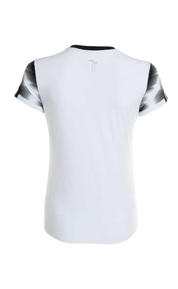 Joma Laufshirt Lauf-Shirt Elite XI (schnelltrocknend, atmungsaktiv) weiss/schwarz