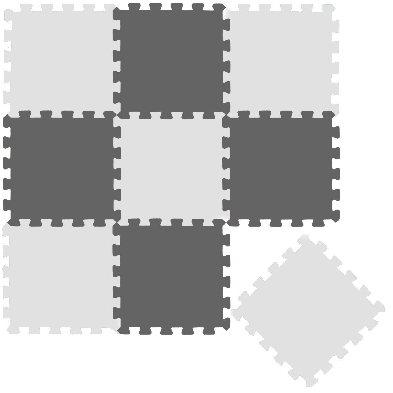 LittleTom Puzzlematte ab dem 1. Tag - 9 Teile Baby Spielmatte - 30 x 30 Kin günstig online kaufen