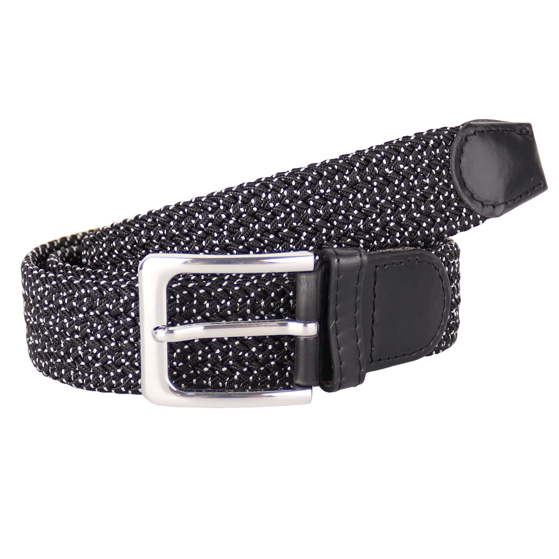 MIRROSI Flechtgürtel Elastischer Stoffgürtel Flechtgürtel für Damen und Herren (3,5CM Breit, Atemungsaktiv, Super Weich) Geflochtener Stretchgürtel Dehnbarer Gürtel UNISEX