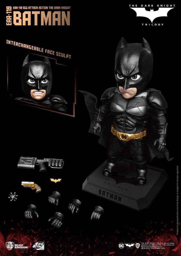 Beast Kingdom Toys Actionfigur Batman The Dark Knight EAA-119 Egg Attack Action Batman 17 cm Actionfi