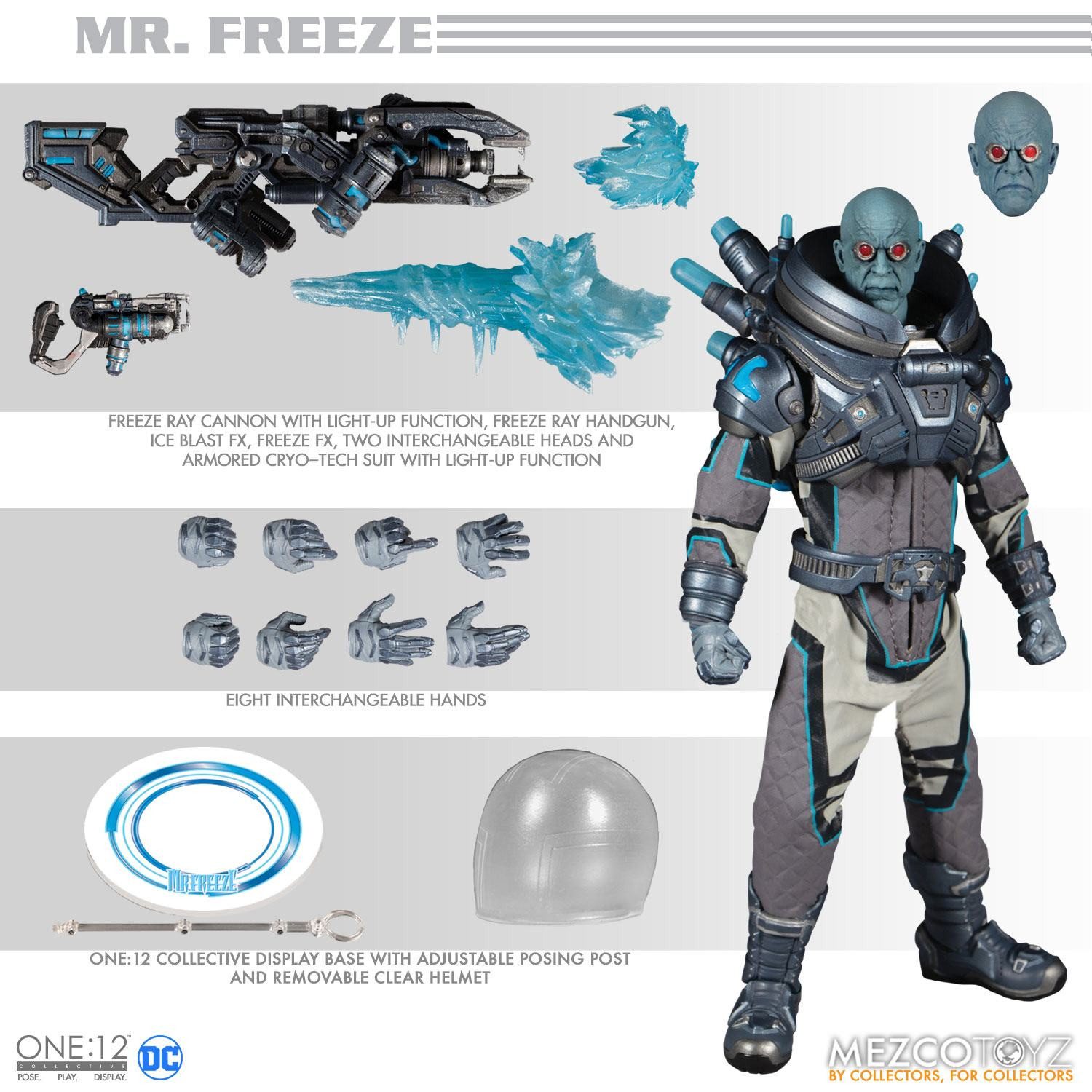 Mezco Toys Actionfigur ONE-12 COLLECTIVE DC MR. FREEZE DELUXE ACTIONFIGUR