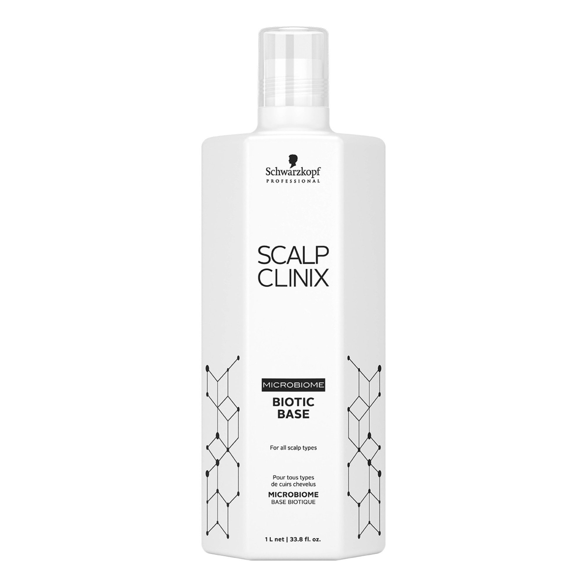 Schwarzkopf Professional Haarshampoo Schwarzkopf Professional Scalp Clinix Biotic Base 1000 ml, 1-tlg., Reduziert Haarbruch sichtbar bereits nach wenigen Anwendungen