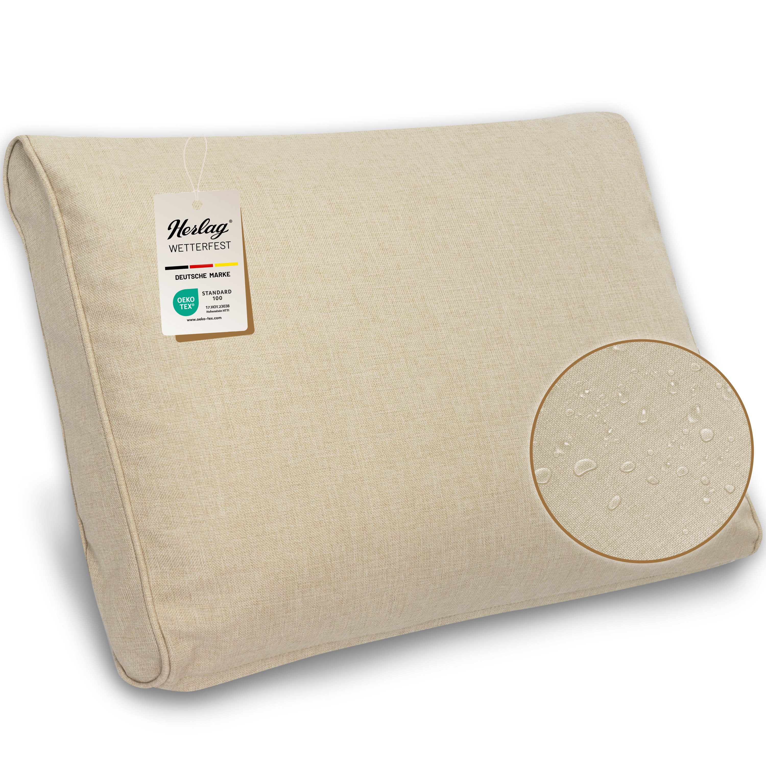Herlag Stuhlkissen Sunny, Outdoor Loungekissen Gartenlounge günstig online kaufen