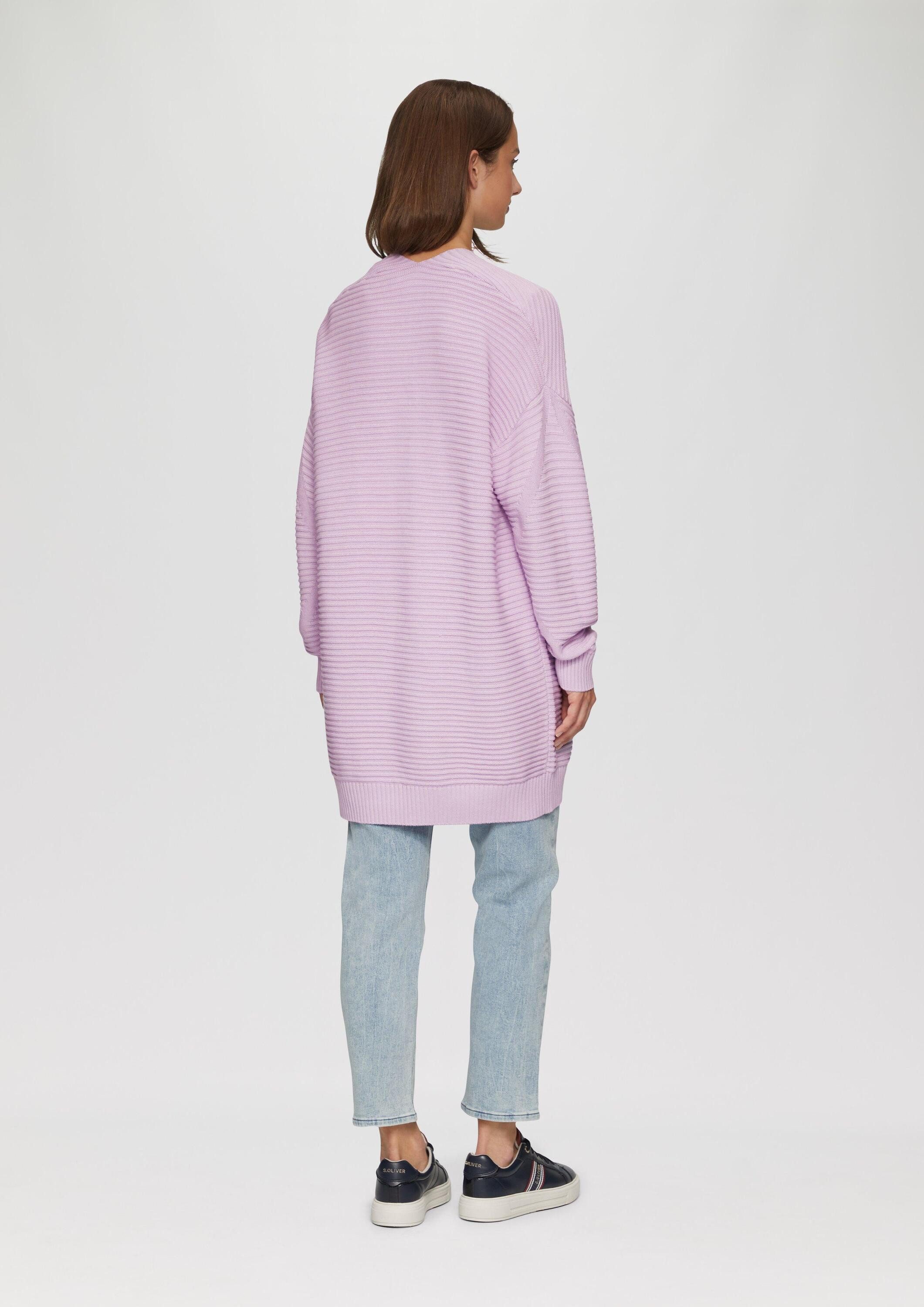 s.Oliver Cardigan Strickjacke Strickjacke mit Strukturmuster
