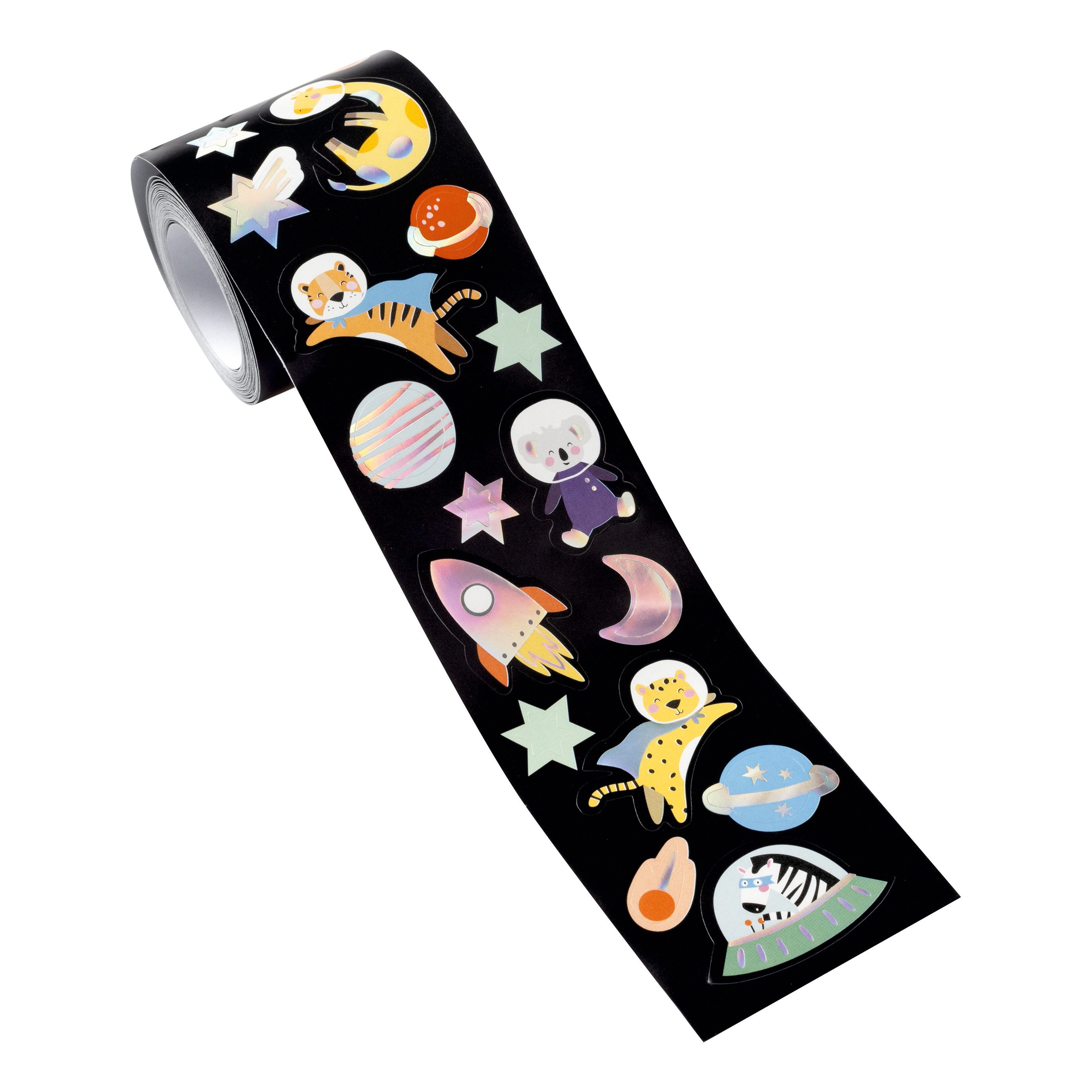 Folia Наклейки Space Safari, (320-tlg), Motivgröße 0.6-4.1 cm, 320 Stk.