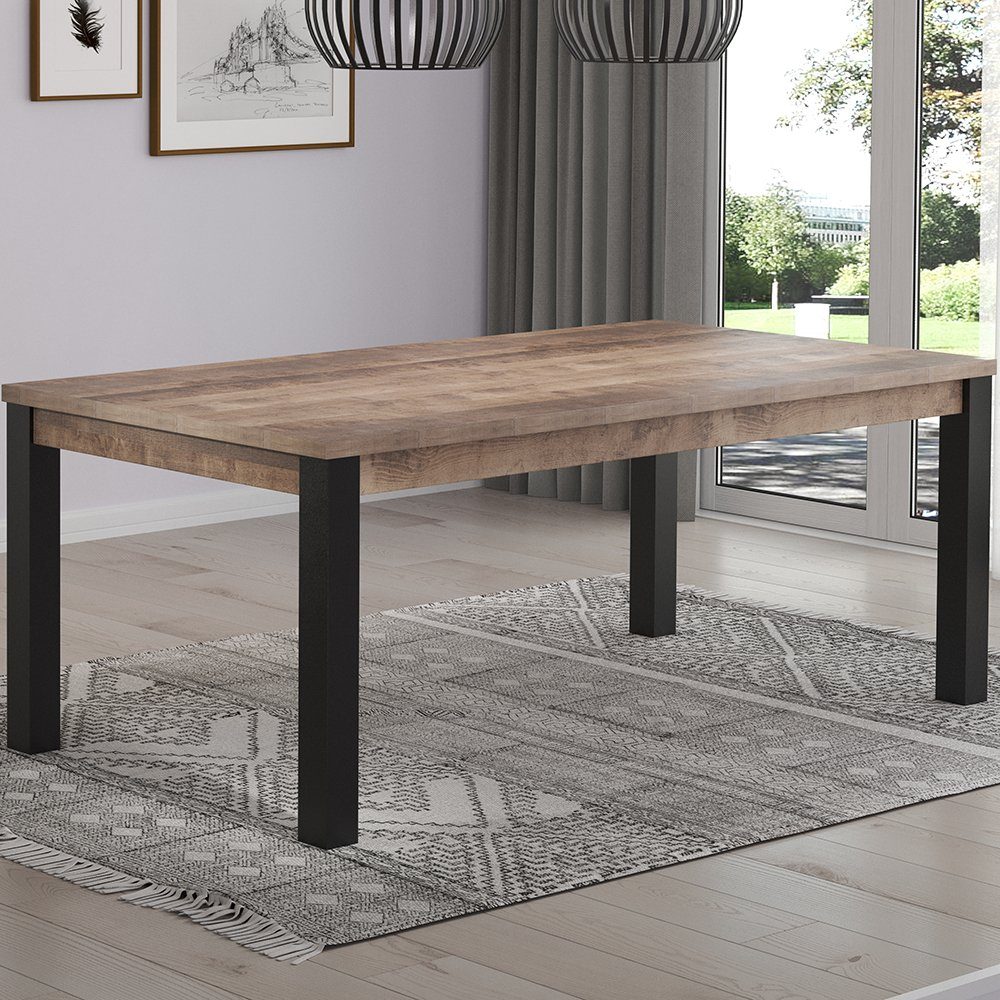 trendteam Esstisch, Esszimmertisch Küchentisch Tisch 200 x 77 x 100 cm