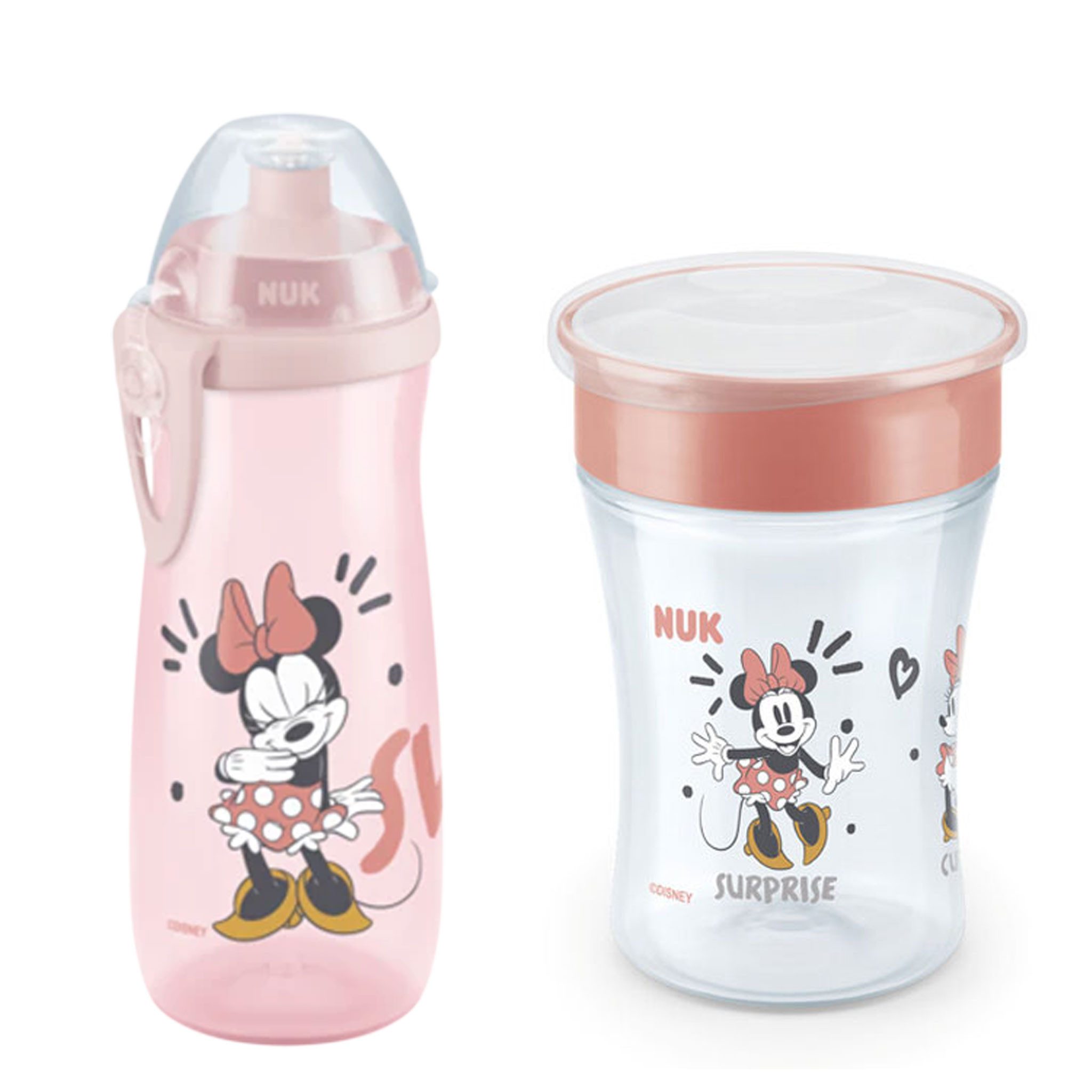 Babyflasche NUK Trinkflasche Disney Magic Cup 230ml + Sports Cup 450ml