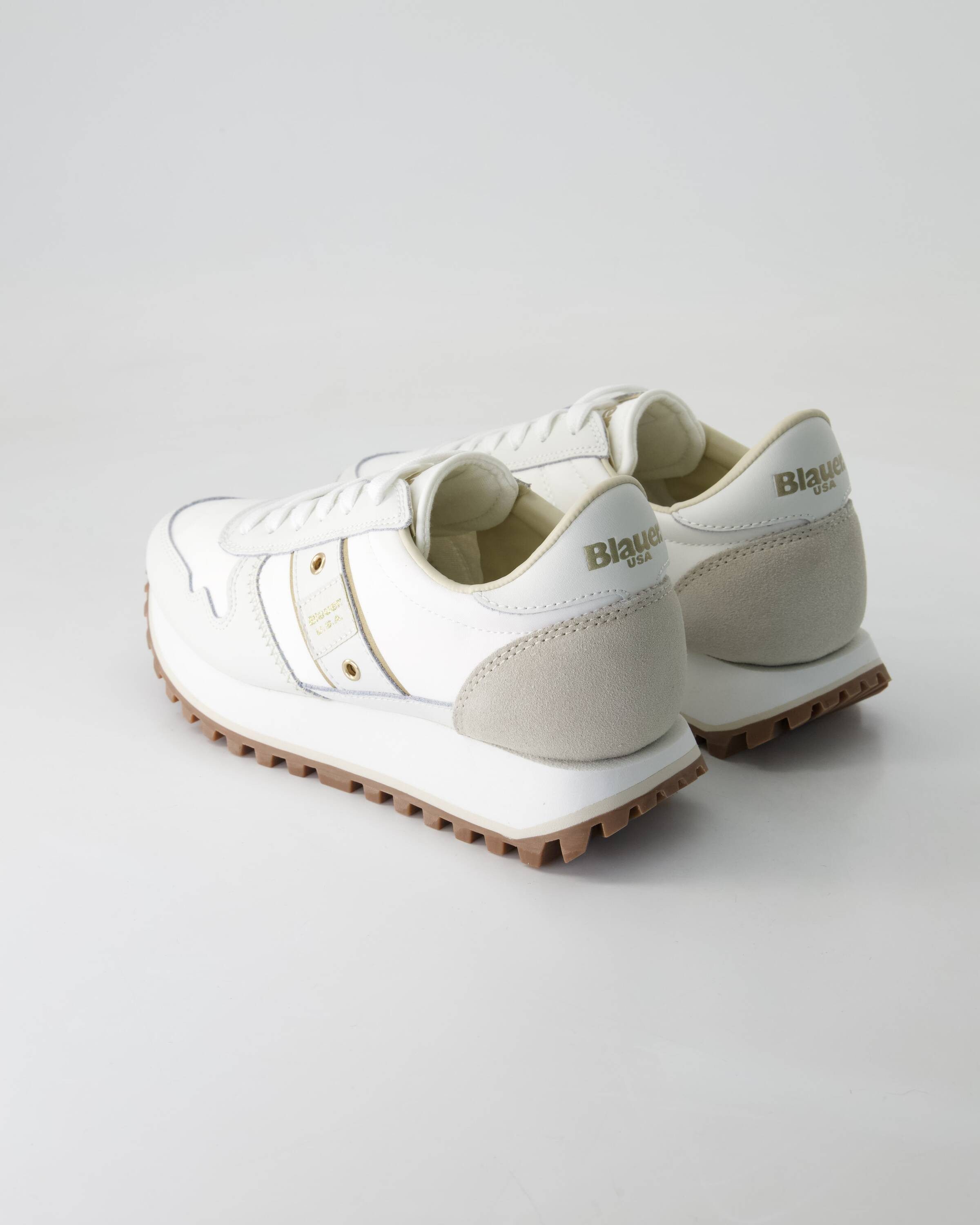 Blauer S5Millen03 Sneaker Obermaterial: Leder und Textil