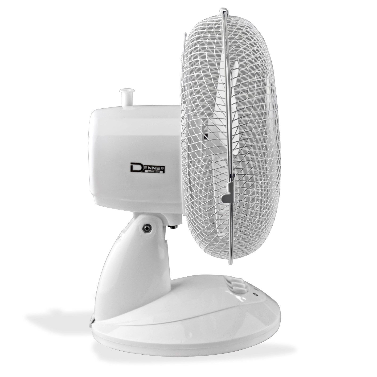 DEMA Tischventilator Tischventilator Ø 27 cm Oszillation weiß 2 Stufen – Bild 3 von 5