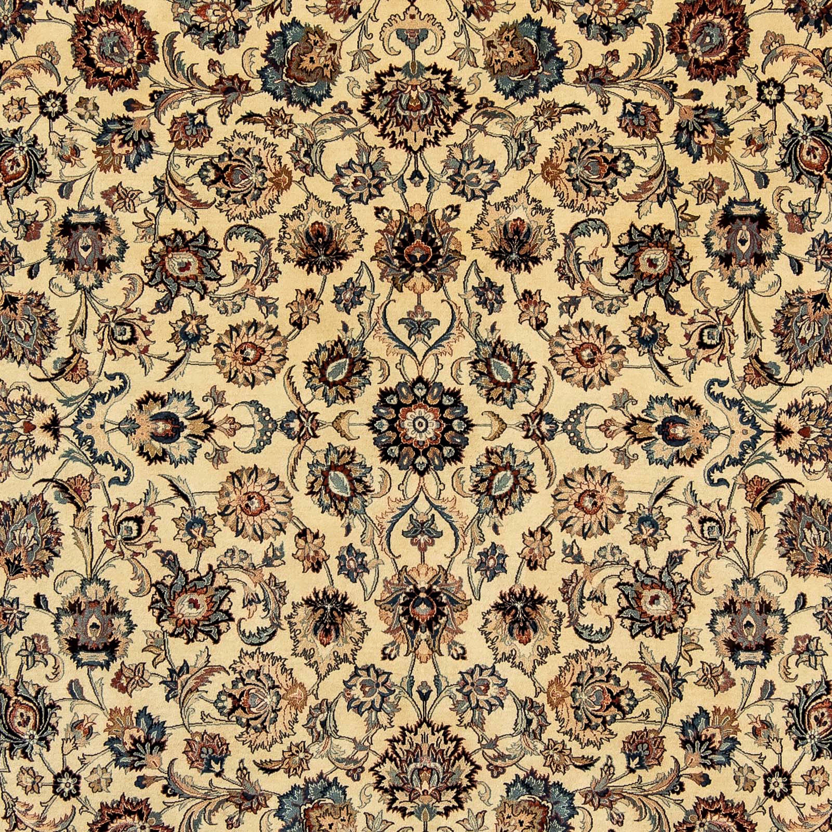 Orientteppich Perser - Classic - Handgeknüpft, beige, 10 Wohnzimmer, cm mit 243 mm, Zertifikat morgenland, rechteckig, x Höhe: 367 Einzelstück 
