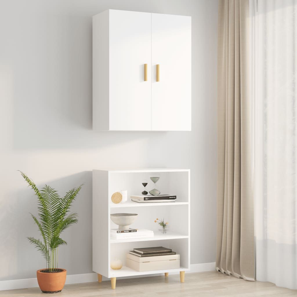 vidaXL Hängeschrank Hängeschrank Weiß 69,5x34x90 cm günstig online kaufen
