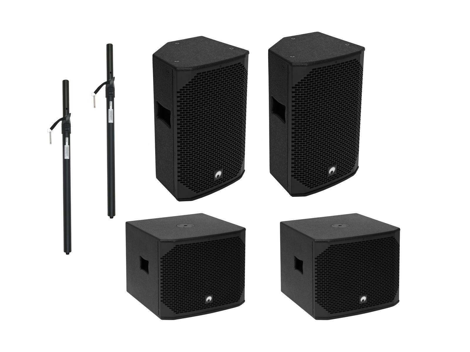 OMNITRONIC PA Set AZX aktiv M Lautsprechersystem