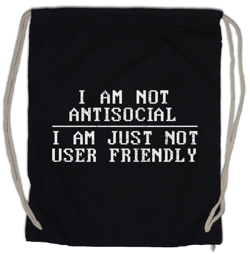 Turnbeutel I'm Not Antisocial Turnbeutel Informatiker Programmierer PC Informatik