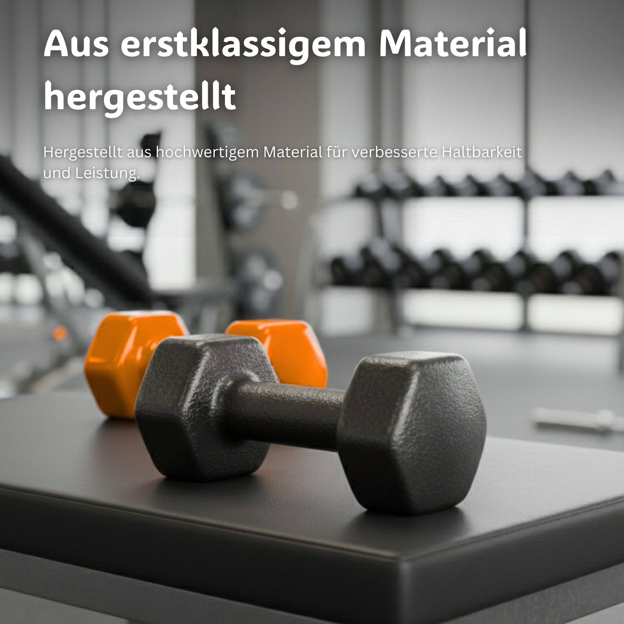 Endless Hantel-Set Fitness Hantel Set für Krafttraining und Home Workout, (IN BOX : 1 Paar Neopren Hanteln nur, Non-Slip, Multifunctional Dumbells), Neopren beschichtete feste Hantel