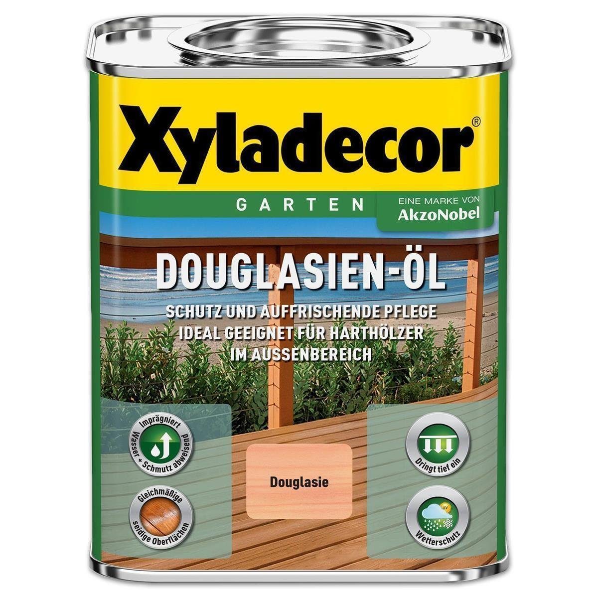 Douglasien-Öl Holzöl 2,5 Außen Holzöl Boden Terrasse Parkett Deck Garten Xyladecor  l