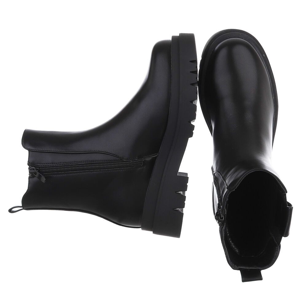 Ital-Design Elegante Chelsea Boots mit komfortabler Sohle für Damen Plateau günstig online kaufen