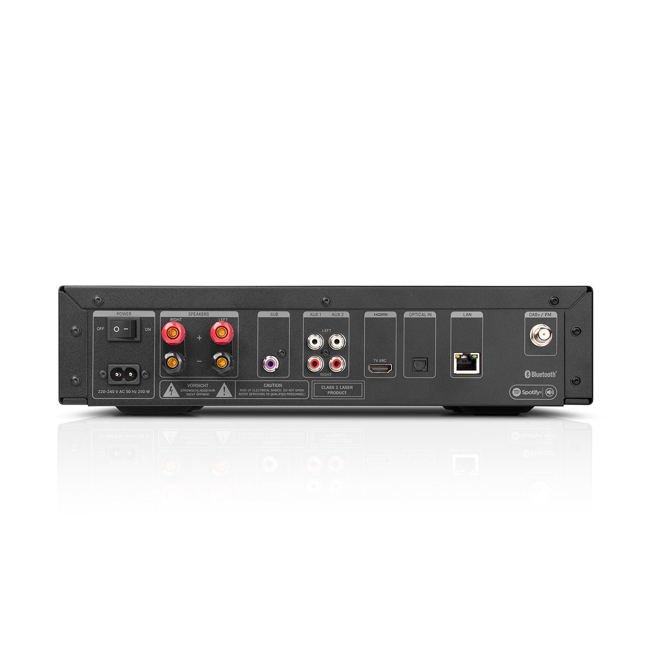Teufel THEATER 500S KOMBO 2 Wireless Lautsprecher (Bluetooth, Kabel und WLAN, 130 W, Stereokomplettanlage mit CD, Bluetooth, Wifi, LAN, USB, DAB+ Radio) – Bild 3 von 5