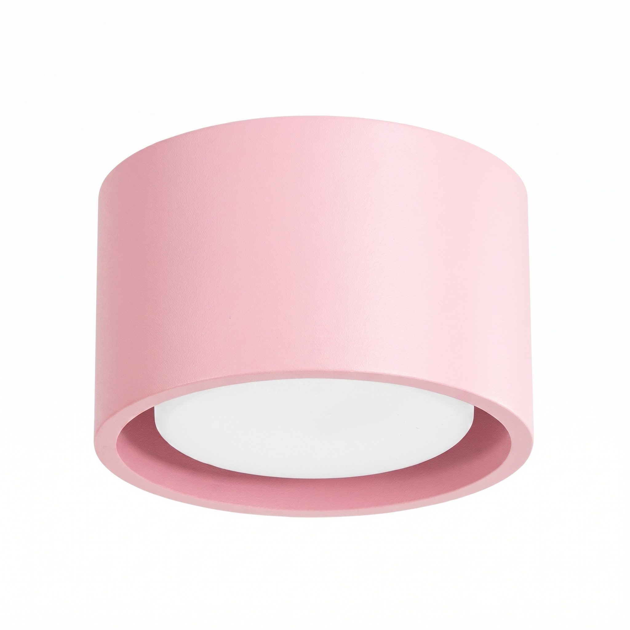 SOLLUX lighting Deckenleuchte Plafond MODO 1 rosa Gx53, Nicht enthalten