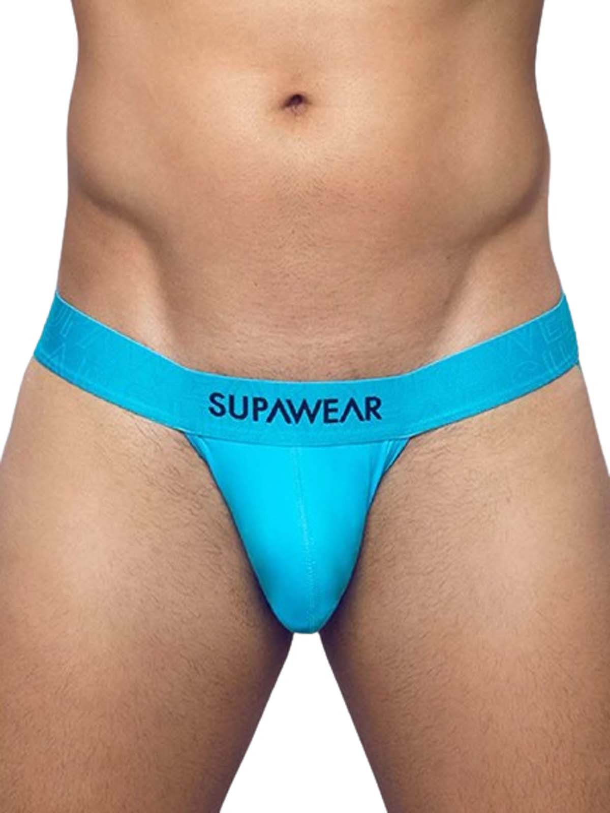 String Supawear Neon Jockstrap Underwear Neon Blue