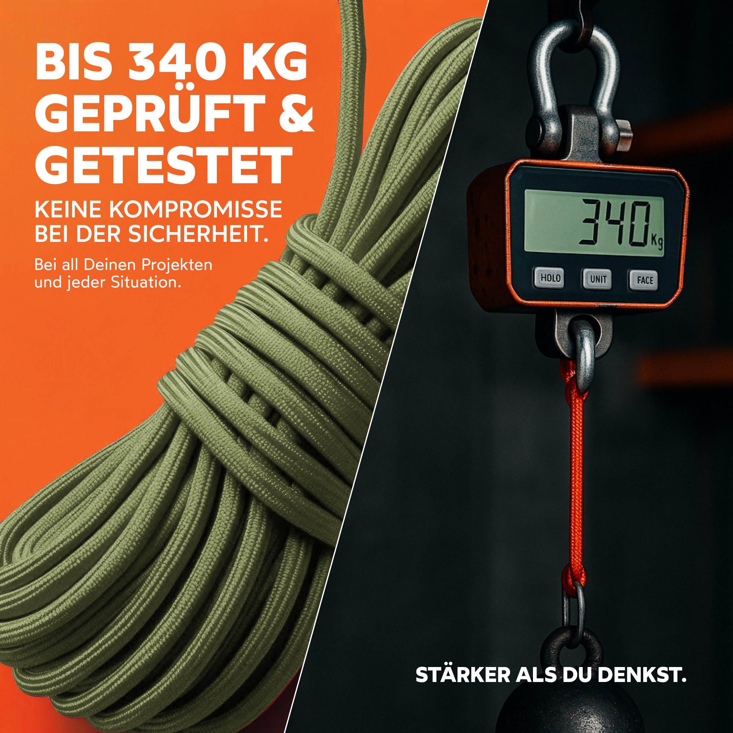GO!elements Seil Paracord 750 - 4,5mm