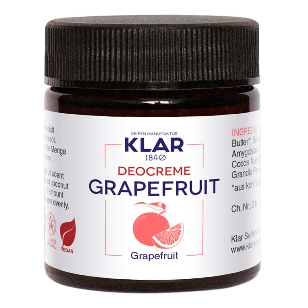 Klar Seife Deo-Creme Deocreme - Grapefruit 30ml