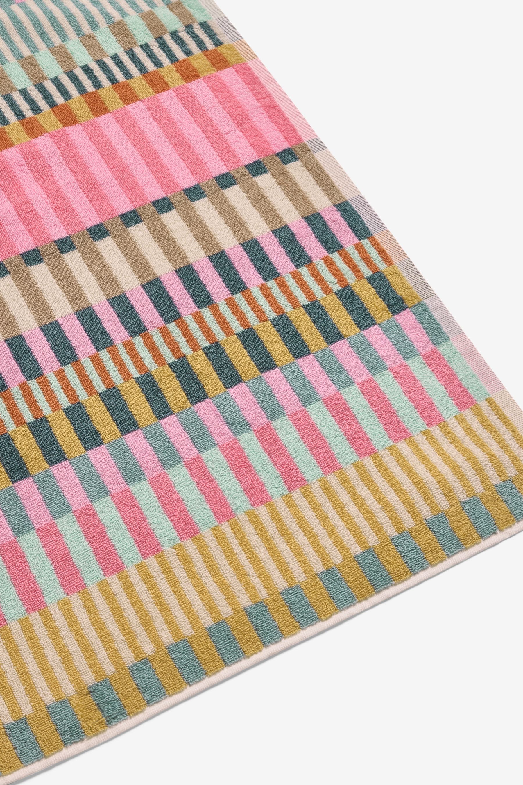 Next Handtuch Handtuch mit Streifen aus 100 % Baumwolle, (1-St) – Bild 2 von 5