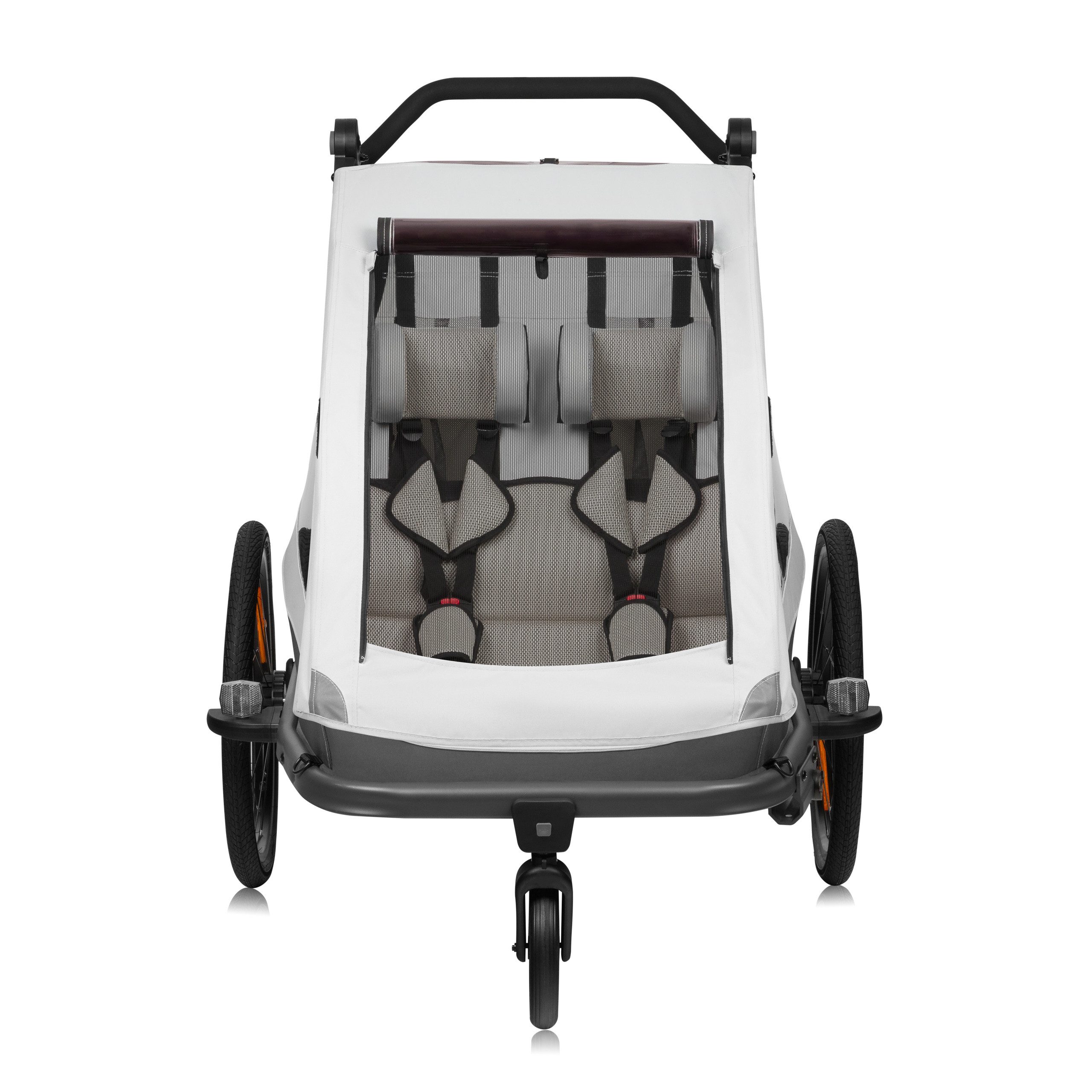 lionelo Fahrradkinderanhänger CAMA, 2in1 / SIQ / All-round-safety/ Head+/UPF 50+/60l Kofferraum – Bild 5 von 5