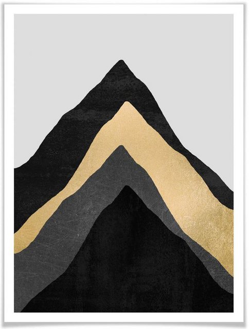Wall-Art Poster »Vier Berge«, Berge (1 Stück)-Otto