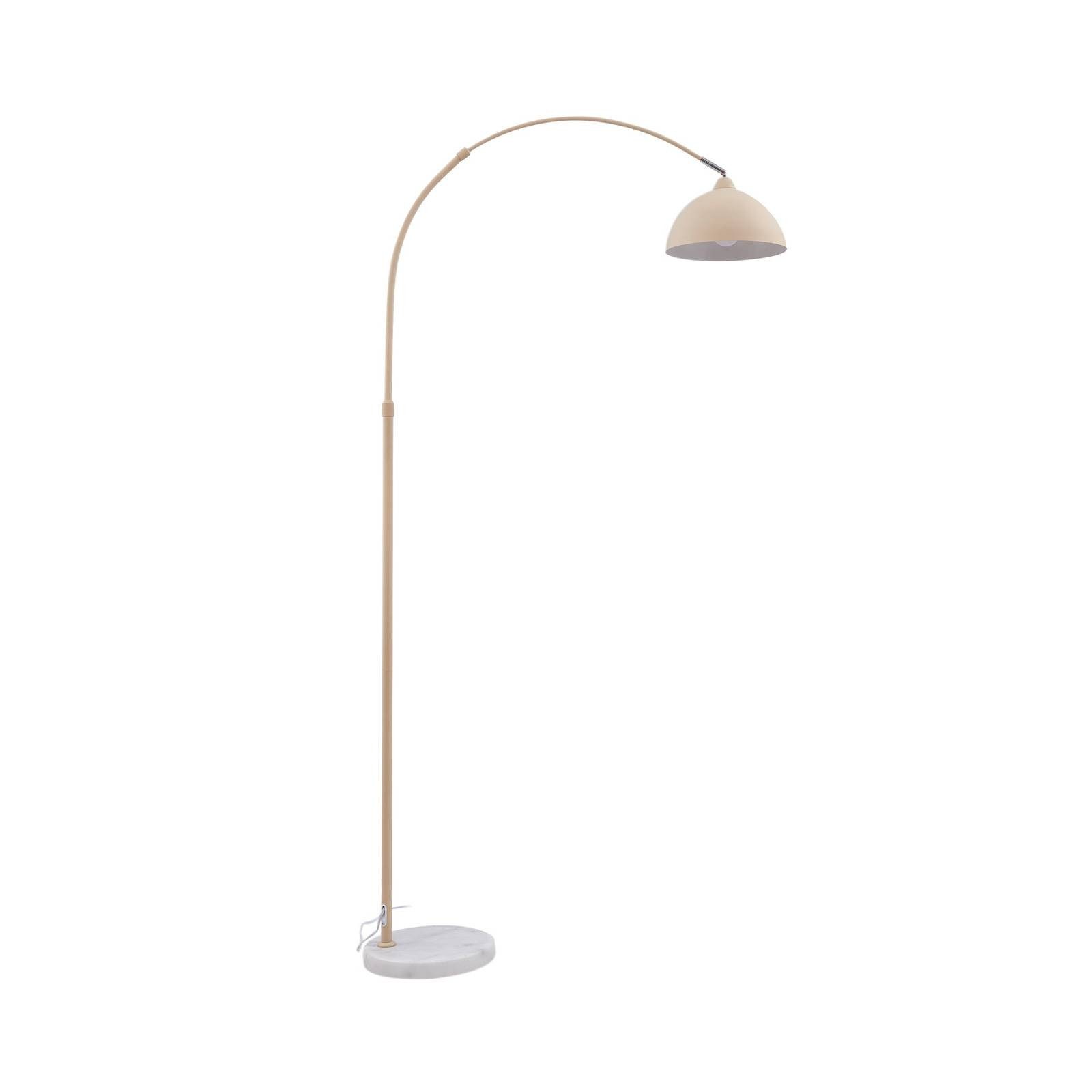 Lindby Stehlampe Tonka, Metall, Creme IP20, 1 x 15 W LED