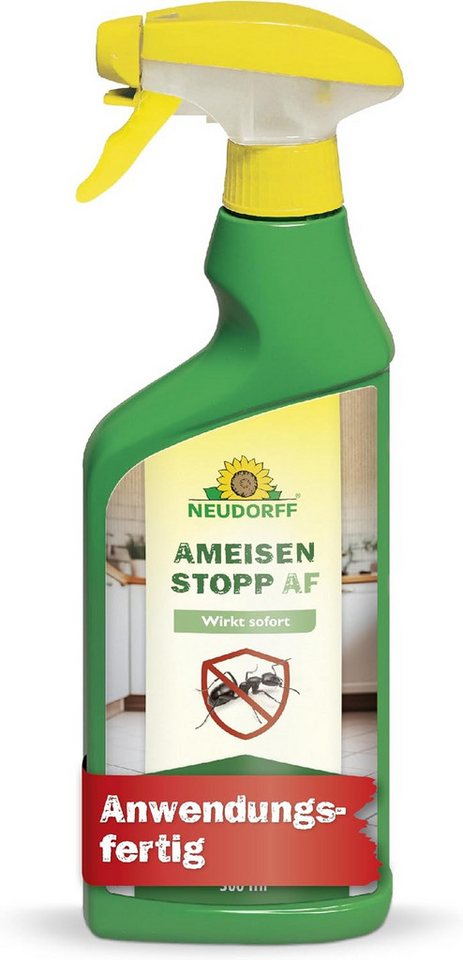Neudorff Tierabwehrspray Neudorff AmeisenStopp AF Ameisenspray für Innen und Außen, 500 ml, 1-St., wirkt besonders schnell und hält Ameisen zuverlässig fern