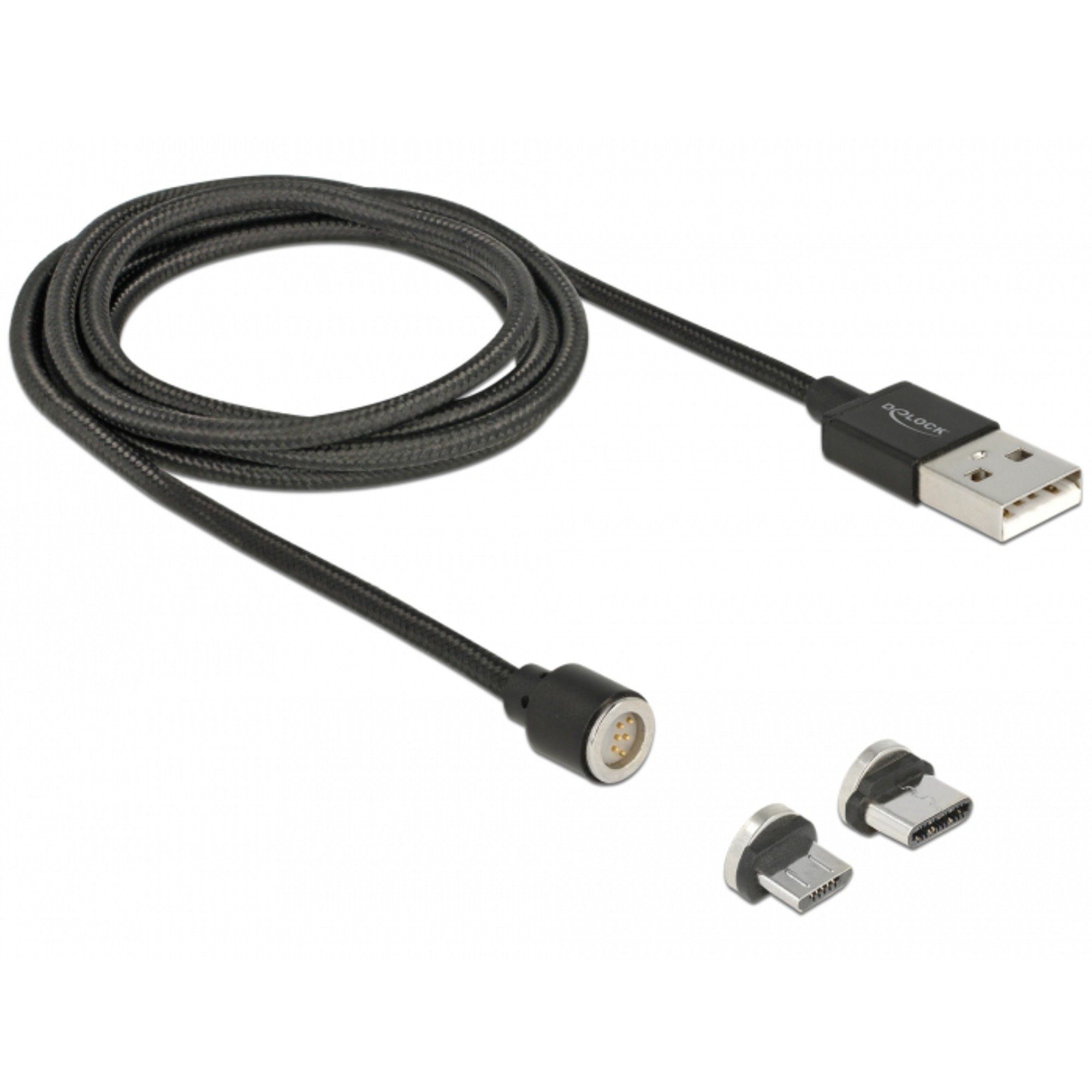 DeLOCK Magnetisches USB 2.0 Kabel, USB-A Stecker > Computer-Kabel