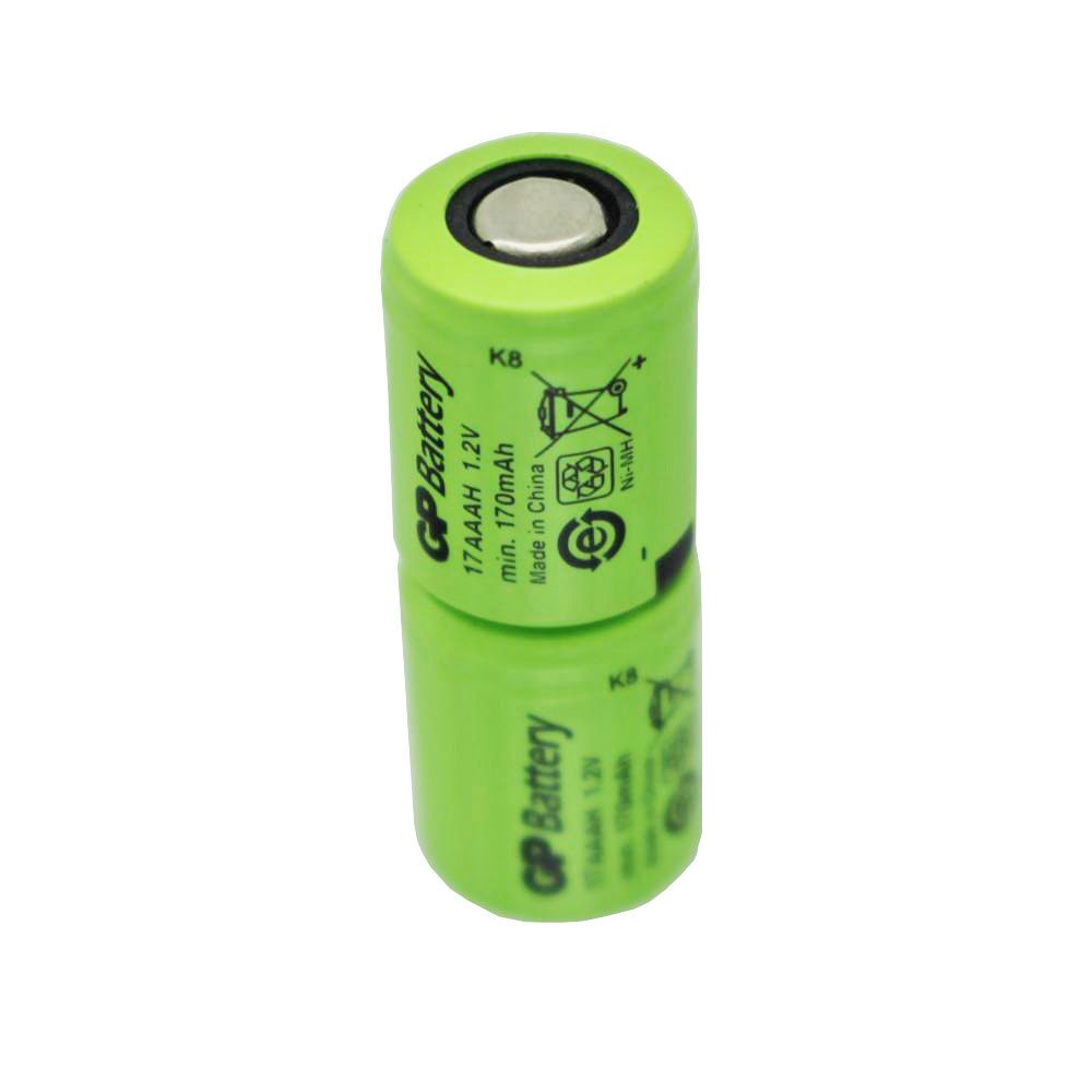 GP Batteries GP KAN 1/3AAA Micro Akkupack 2,4 Volt 170mAh NiMH Akku ca. 28x11mm Akku 170 mAh (2,4 V)