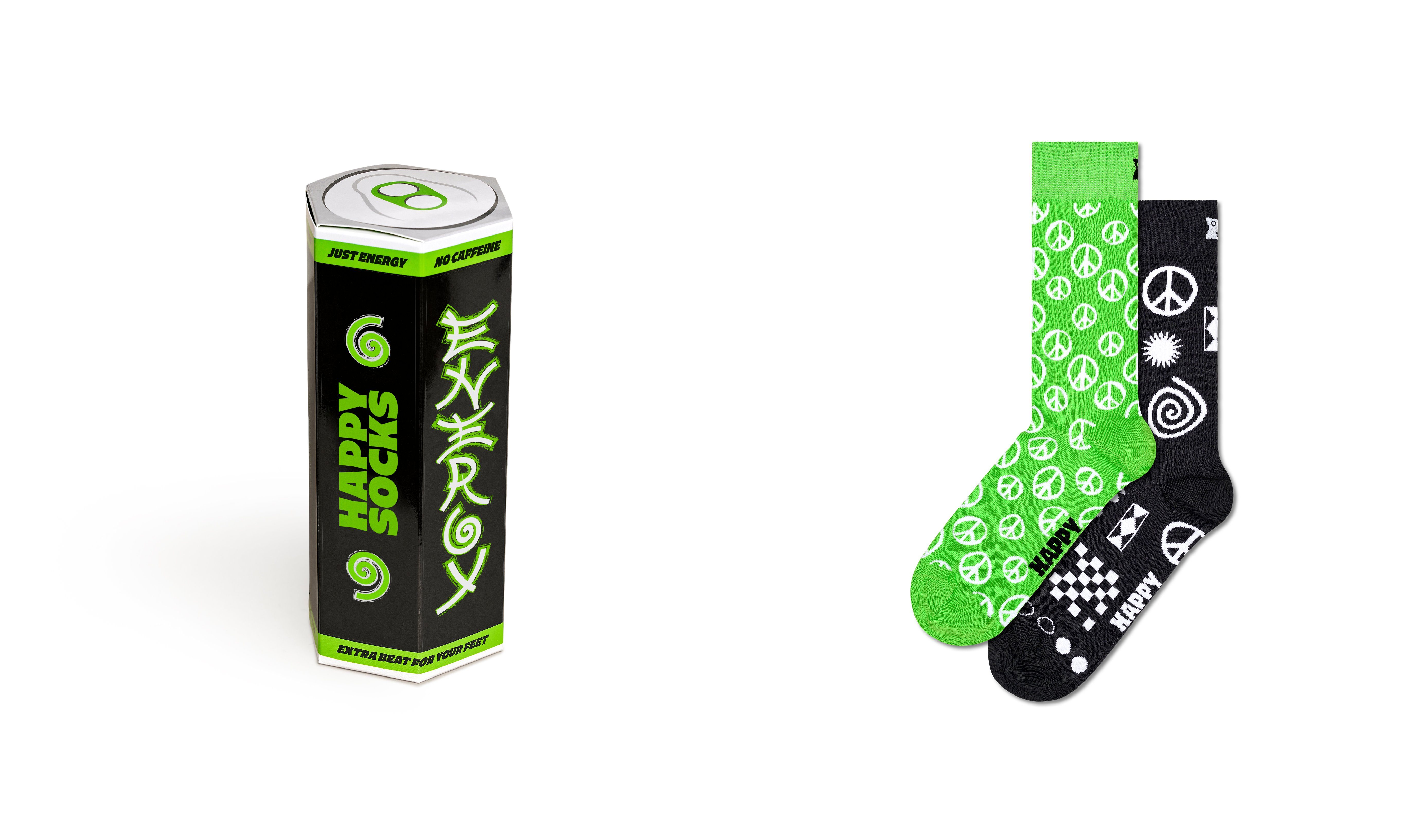 Happy Socks Socken (Box, 2-Paar) mit Peace-Symbol