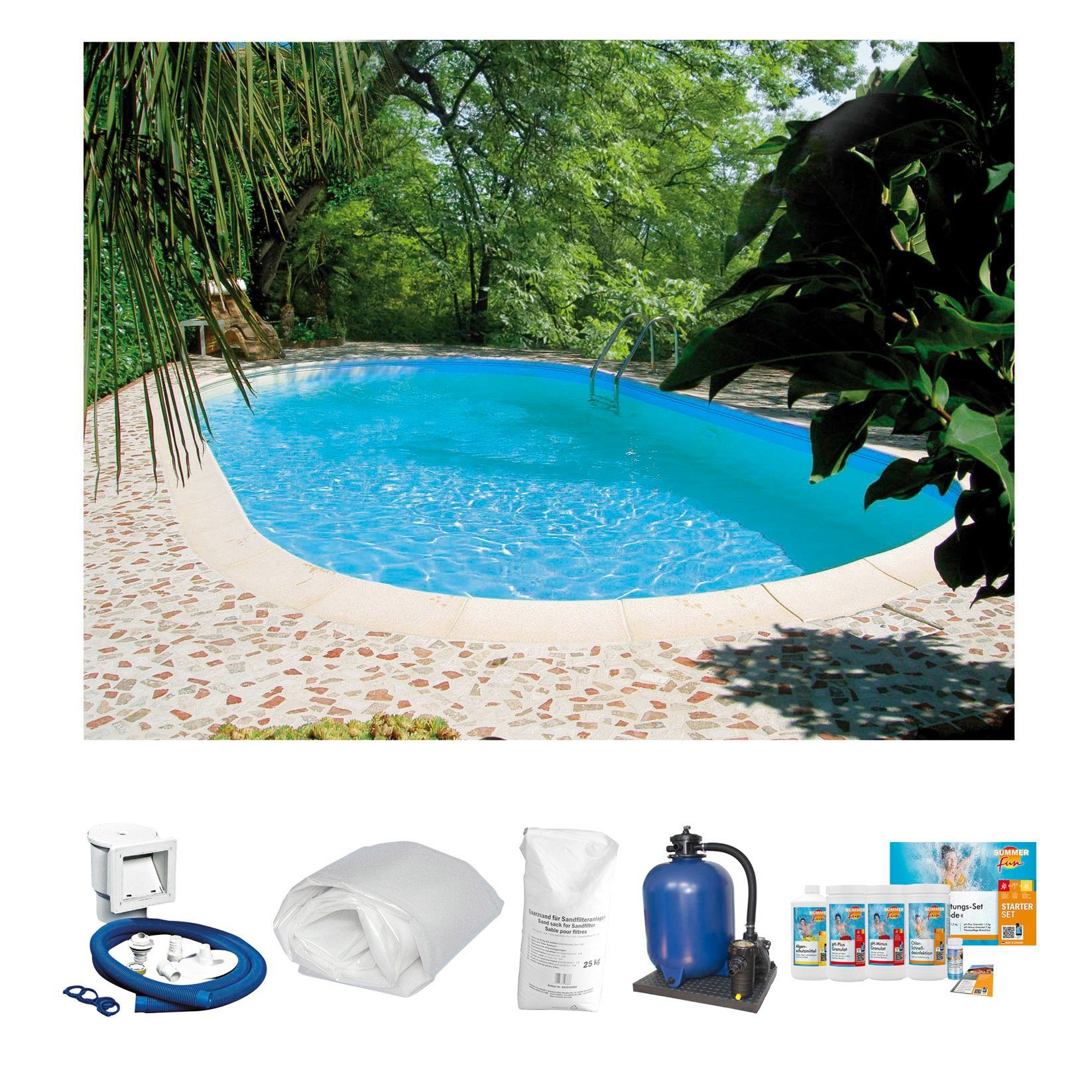 SUMMER FUN Ovalpool Premium Tahiti (Set) günstig online kaufen