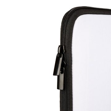 Mr. & Mrs. Panda Laptop-Hülle 33 x 42 cm Schweinchen Glühwein - Weiß - Geschenk, Nikolaus, Notebook, Wasserabweisend