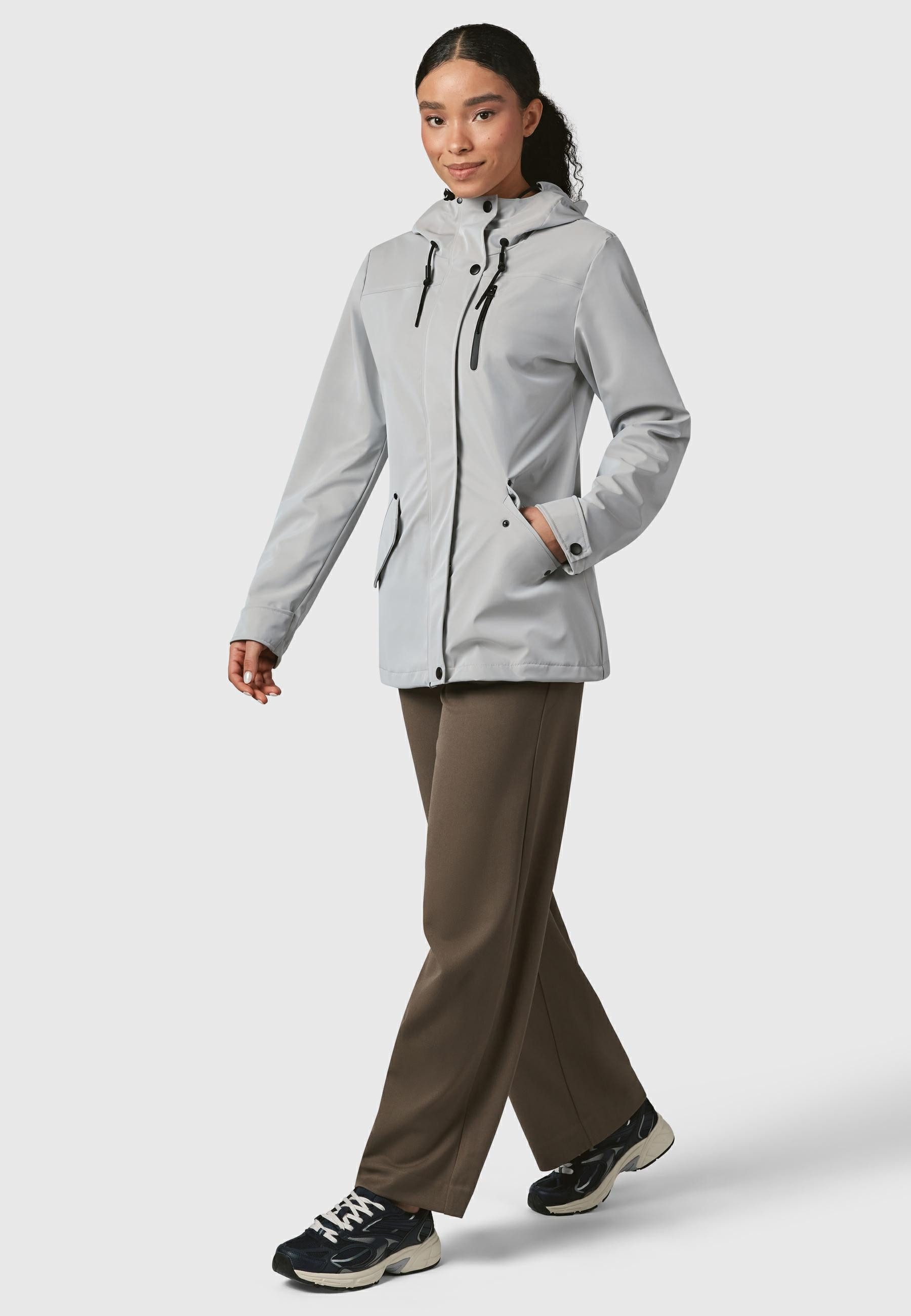Ragwear Outdoorjacke Meast Rainy Wasserdichte Übergangsjacke mit geschweißten Nähten