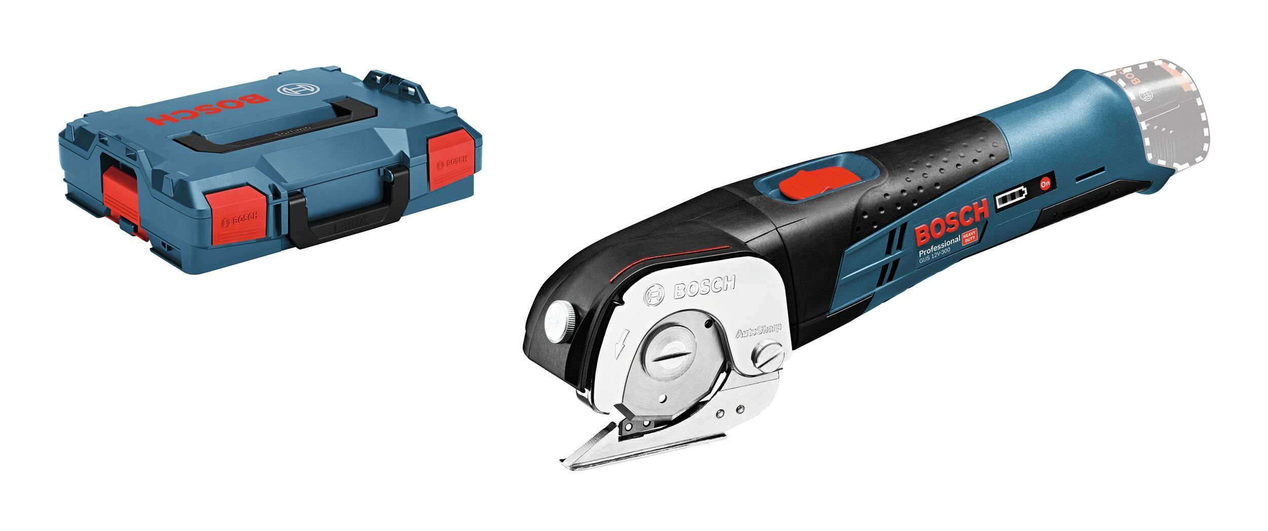 Bosch Professional Akku-Universalschere GUS 10.8 V-LI, 12 in V, Ohne Akku - in L-BOXX 102
