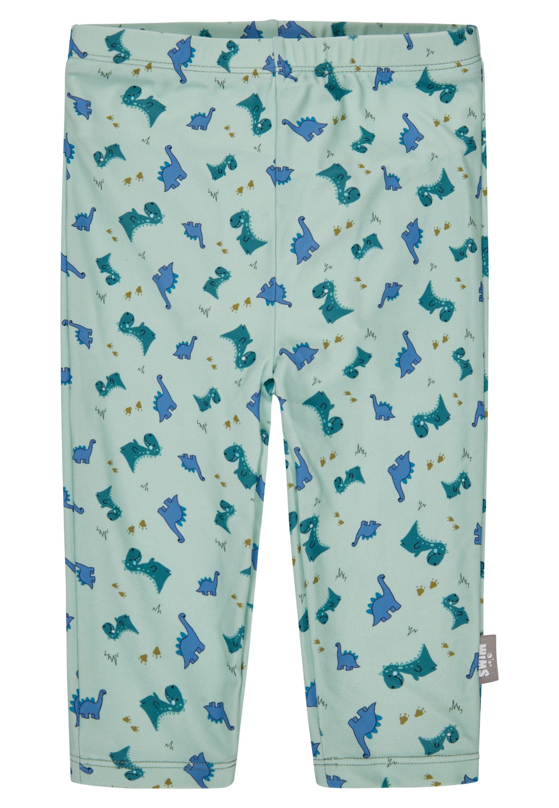 Sterntaler® Badehose UV-Schutz 50+ Bade-Leggings Dino (1-St) Bade-Leggings lang mit Dino-Muster, Windeleinsatz bis 86/92