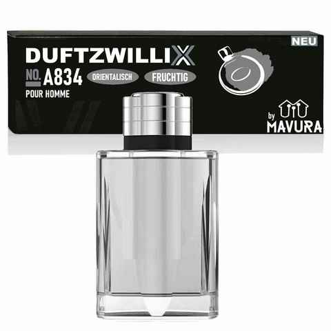 MAVURA Eau de Parfum DUFTZWILLIX No. A834 - Parfüm für Herren - orientalisch fruchtig, - 100ml Duftzwilling / Dupe Sale