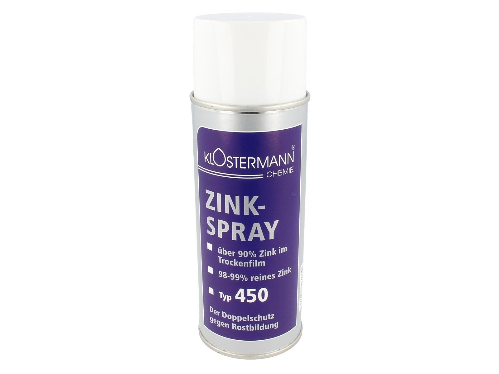 KLOSTERMANN CHEMIE Lack Zink-Spray Typ 450 - 400 ml - Klostermann Chemie 1284