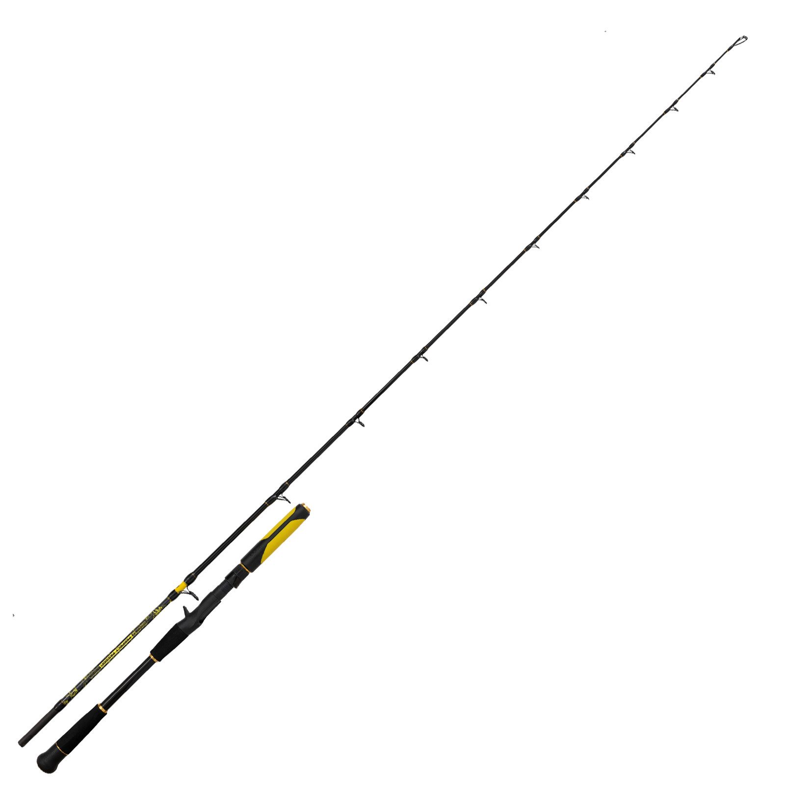 Black Cat Baitcasterrute, (2-tlg), Black Cat Perfect Passion Allstar Cast 2,20m 30-130g Wels-Castingrute