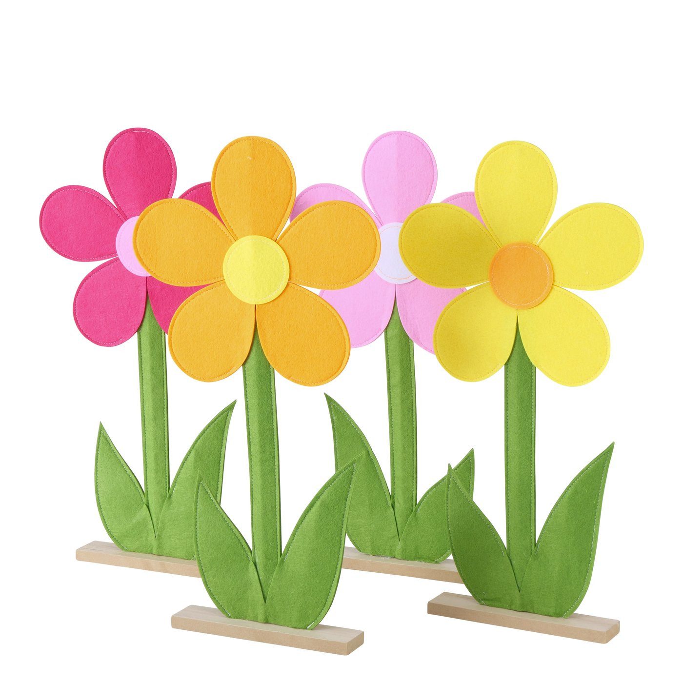 Dekoobjekt Dekoaufsteller Larina Blume 4 Ausführungen H 58cm Stückpreis