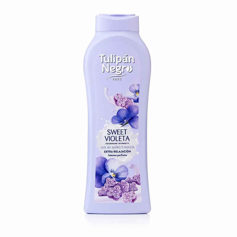 TULIPÁN NEGRO Duschgel Tulipán Negro Gel Sweet Violeta Shower Gel Extra Relax 650ml