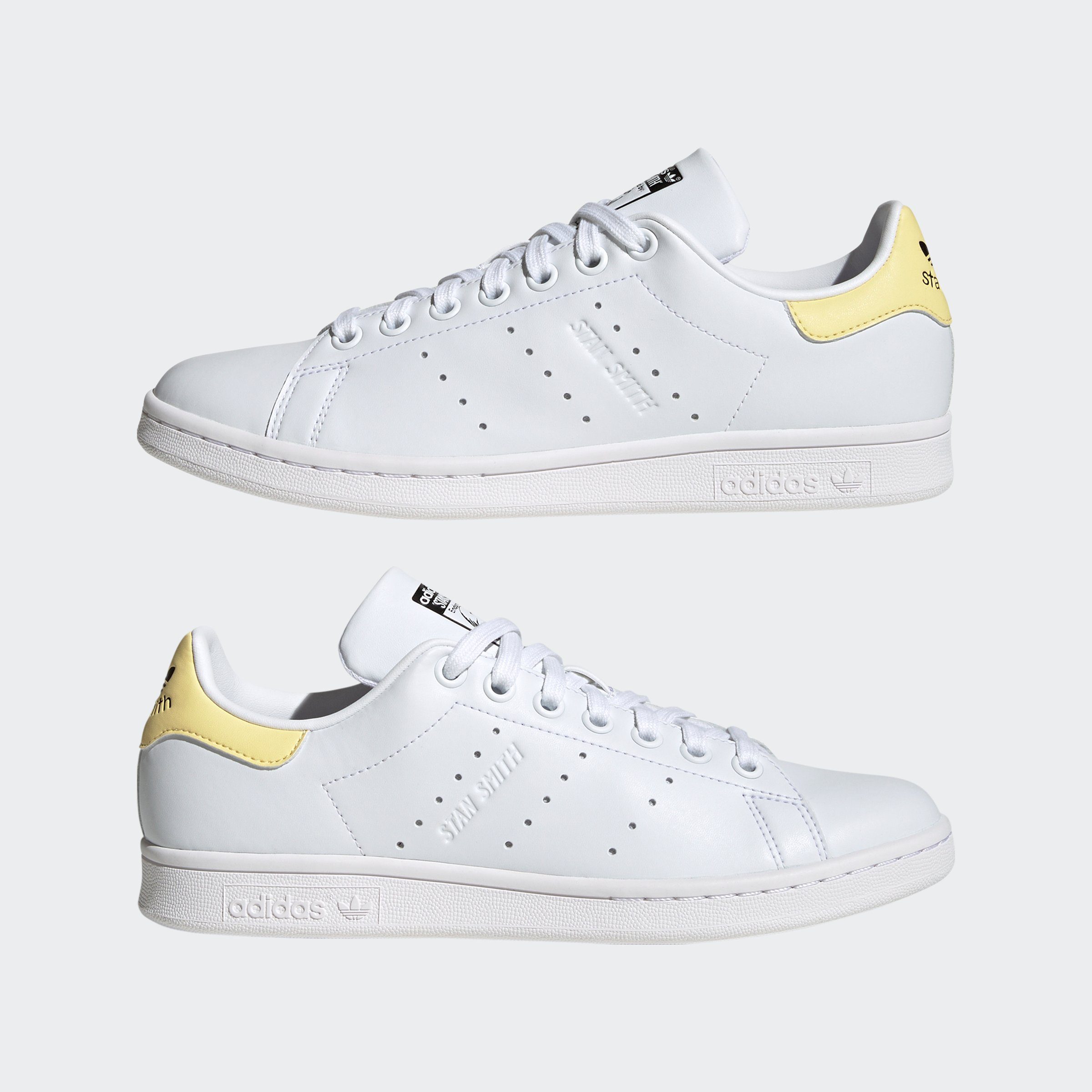 adidas Originals STAN Core SMITH Sneaker Yellow White / / Cloud Black Almost