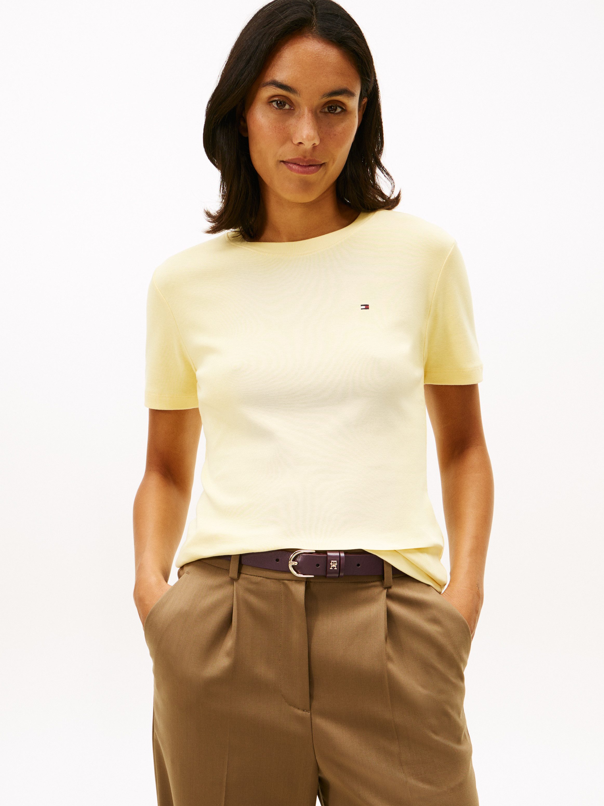 Tommy Hilfiger T-Shirt SLIM CODY C-NK SS Baumwolle, slim fit günstig online kaufen