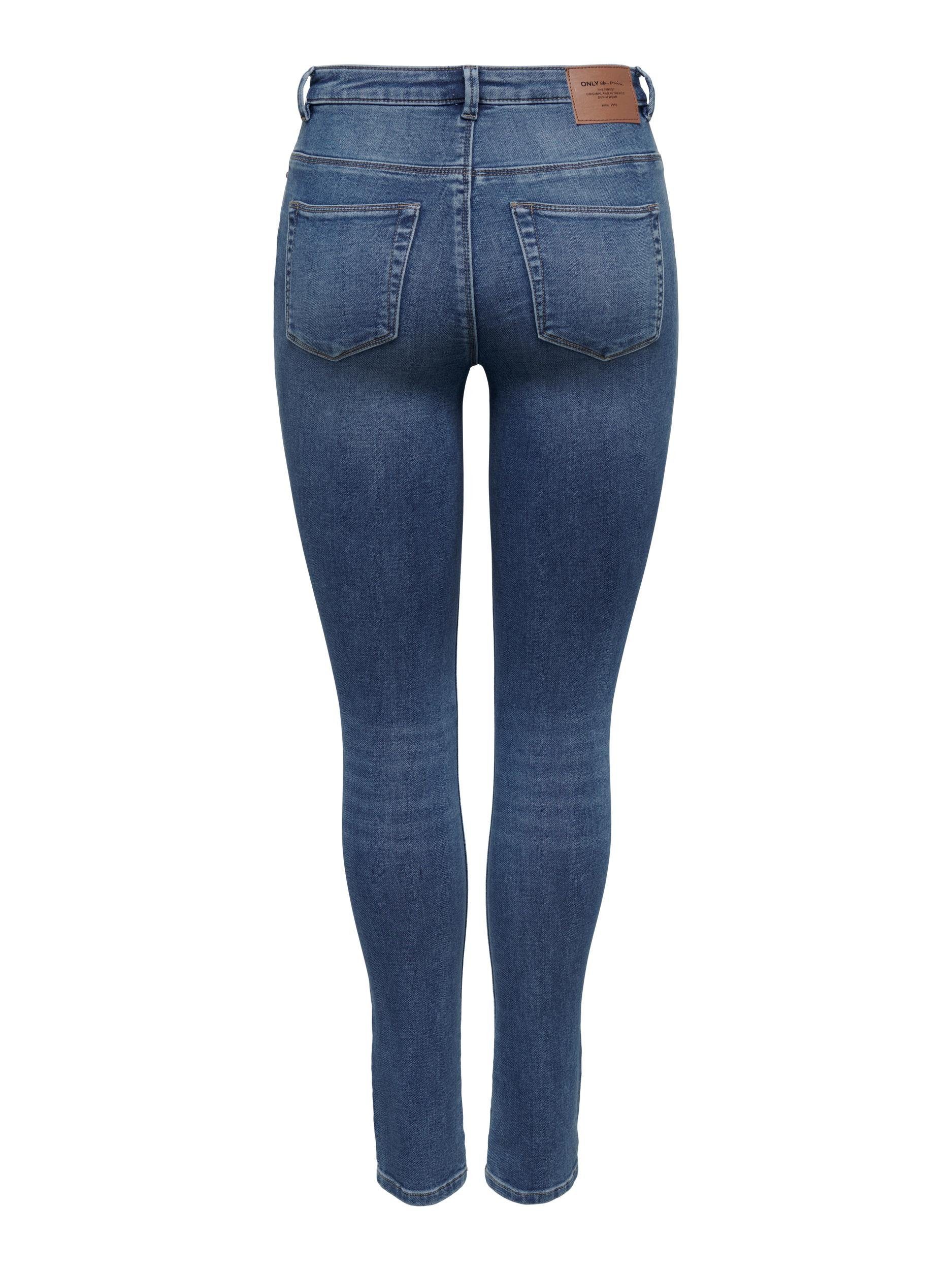 ONLY 5-Pocket-Jeans ONLFOREVER HIGH HW Denim JOGG Blue Medium DNM SKINNY